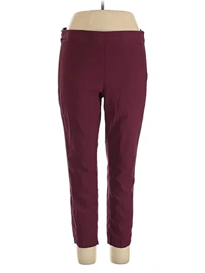 Pre-owned Tribal Active Pants In Burgundy