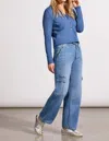 Tribal Audrey Cargo Joggers In Sky Blue In Blue