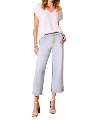 Tribal Audrey Comfort Stretch Pull On Wide Leg In Light Surf