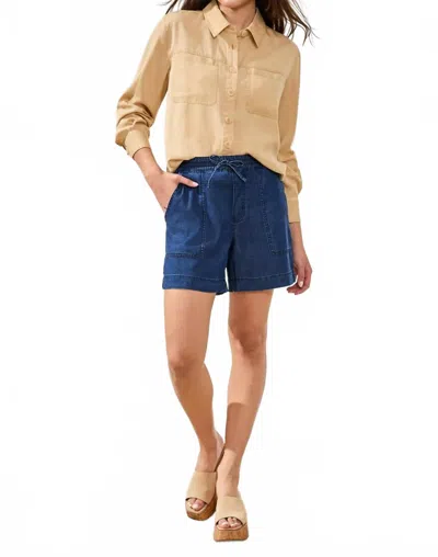Tribal Audrey Flowy Shorts In Seahaven In Multi