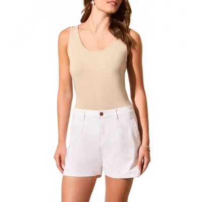 Tribal Audrey Pleated Wide Short In Cocomilk In Multi