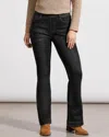 Tribal Audrey Pull-on Flare Jeans In Dusty Black