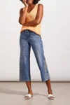 Tribal Audrey Wide Crop W/ Insert Embroidered In Dark Vintage In Multi