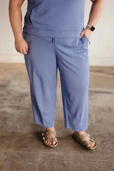 Tribal Barrel Joggers In Bajka Blue