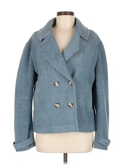 Pre-owned Tribal Blazer Jacket In Blue