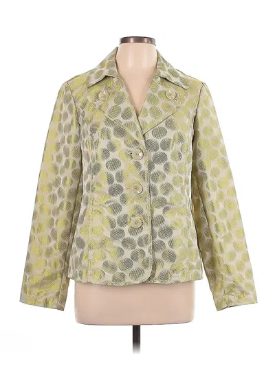 Pre-owned Tribal Blazer Jacket In Green