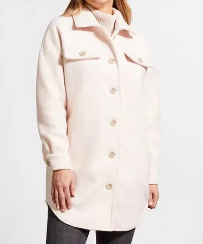 Tribal Boiled Wool Jacket In Blush In Gold