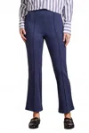 Tribal Bootcut Pants In Sapphire In Blue