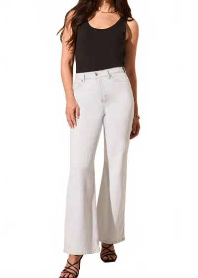 Tribal Brooke High Rise Palazzo Jeans In Not So Blue In Multi