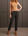 Tribal Brushed Knit Pull-on Ankle Pants In Moonstone In Pink