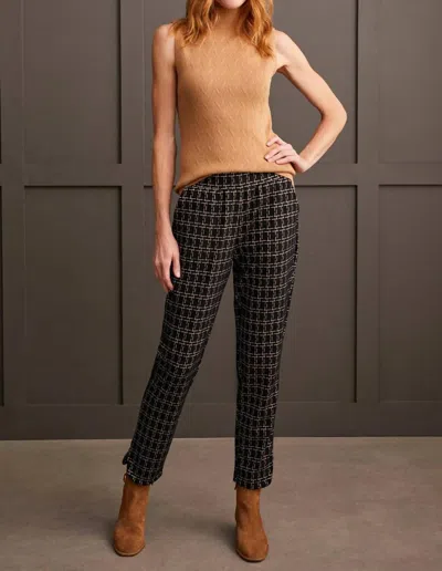 Tribal Brushed Knit Pull-on Ankle Pants In Moonstone In Brown