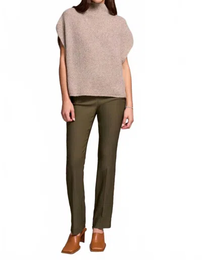 Tribal Cap Sleeve Sweater In Beige In Neutral