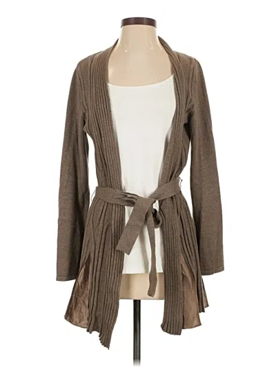Pre-owned Tribal Cardigan Sweater In Brown