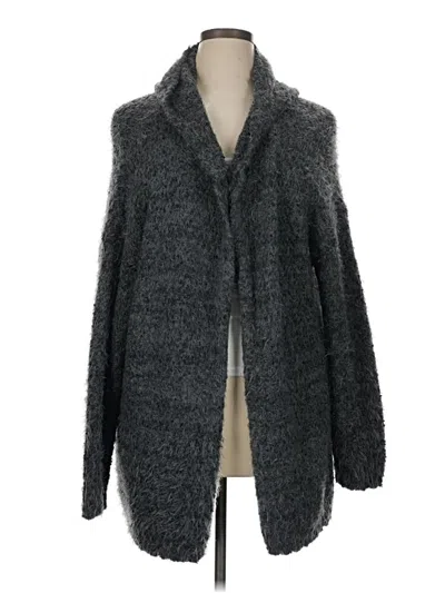 Pre-owned Tribal Cardigan Sweater In Gray
