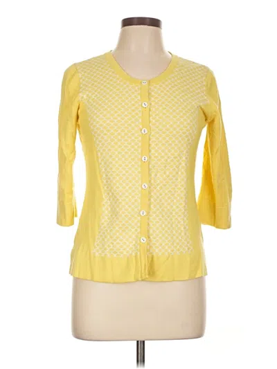 Pre-owned Tribal Cardigan Sweater In Yellow