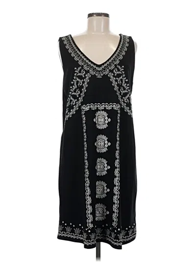 Pre-owned Tribal Casual Dress In Black