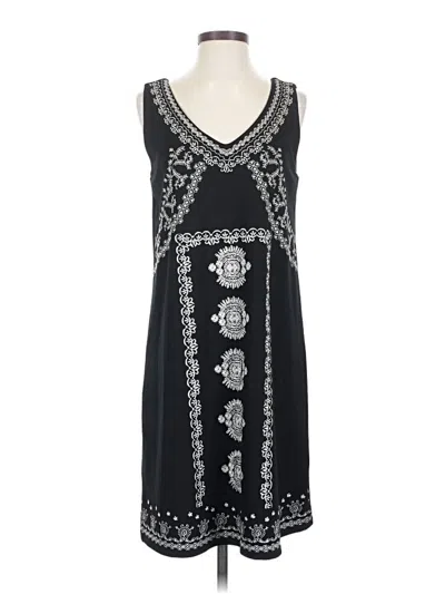 Pre-owned Tribal Casual Dress In Black