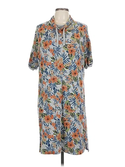 Pre-owned Tribal Casual Dress In Blue