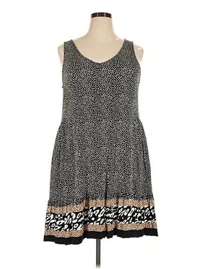 Pre-owned Tribal Casual Dress In Gray
