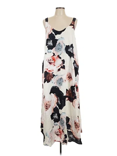 Pre-owned Tribal Casual Dress In Ivory