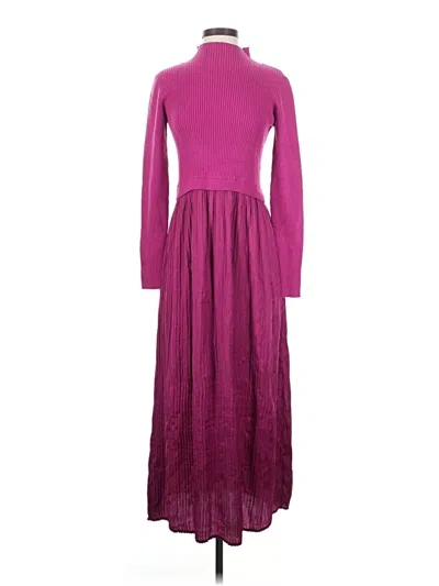 Pre-owned Tribal Casual Dress In Purple