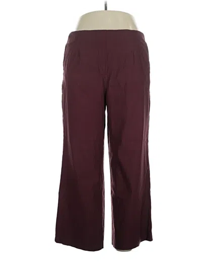 Pre-owned Tribal Casual Pants In Burgundy