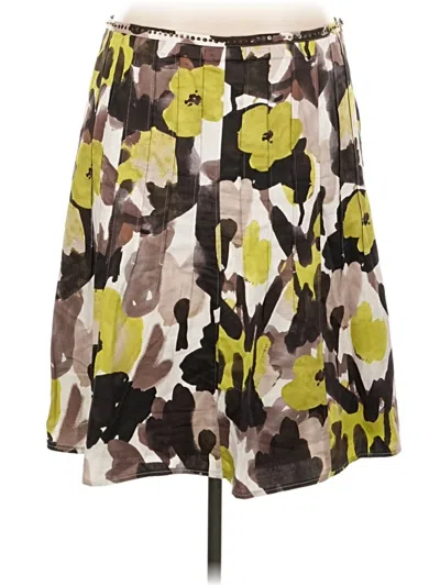 Pre-owned Tribal Casual Skirt In Brown