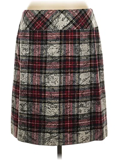 Pre-owned Tribal Casual Skirt In Gray