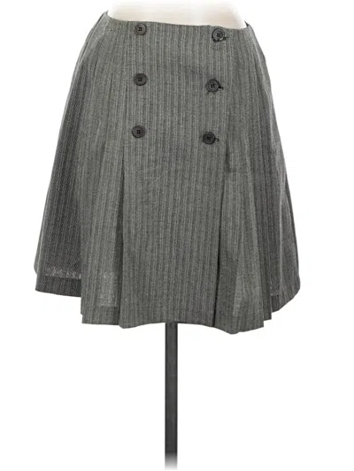 Pre-owned Tribal Casual Skirt In Gray