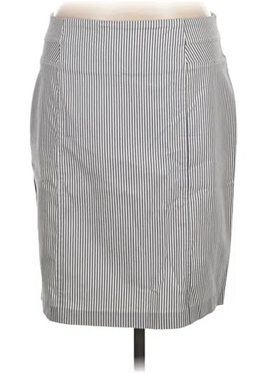 Pre-owned Tribal Casual Skirt In Gray