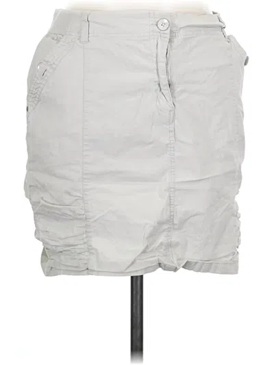 Pre-owned Tribal Casual Skirt In Gray