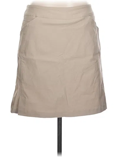 Pre-owned Tribal Casual Skirt In Tan