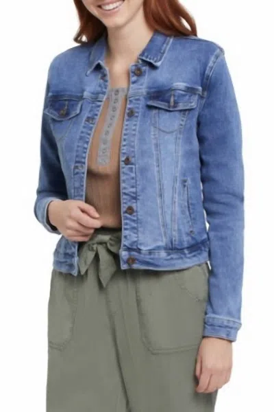 Tribal Classic Denim Jacket In Blue