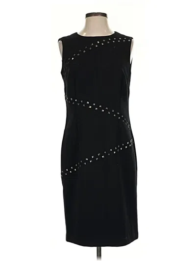 Pre-owned Tribal Cocktail Dress In Black