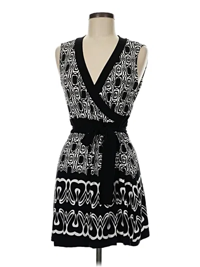 Pre-owned Tribal Cocktail Dress In Black