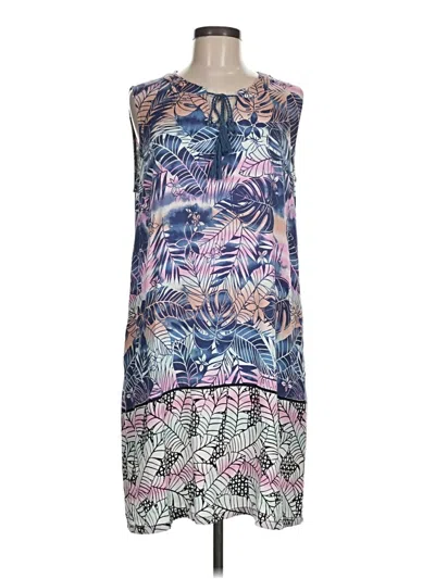 Pre-owned Tribal Cocktail Dress In Blue