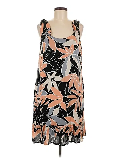 Pre-owned Tribal Cocktail Dress In Brown