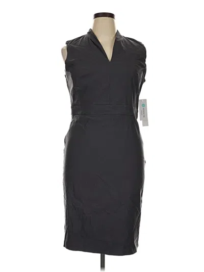 Pre-owned Tribal Cocktail Dress In Gray
