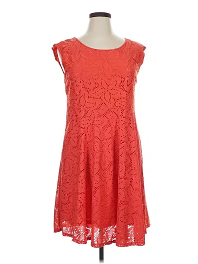 Pre-owned Tribal Cocktail Dress In Orange