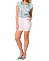 Tribal Comfort Pull-on Shorts In White In White