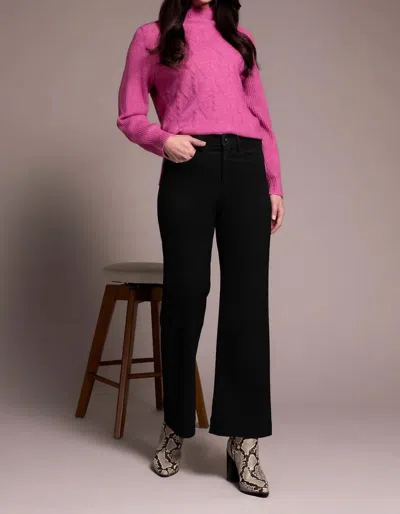 Tribal Comfort Stretch Wide Leg Pants In Black