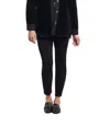 Tribal Corduroy Shacket In Black In Black