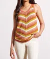 Tribal Multi Sweater In Cyder In Orange