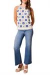 Tribal Brooke Hugging Marine Jeans In Calypso Blue In Multi