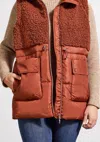 Tribal Denver Vest In Brown In Brown