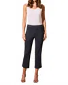 Tribal Diamond Jacquard Flare Capri In Jet Blue In Blue