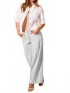 Tribal Comfort Stretch Elbow-sleeve Denim Jacket In White In White