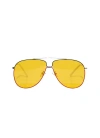 Tribal Eyes Tribal Ëyës Highlife Yellow 58mm Aviator Sunglasses
