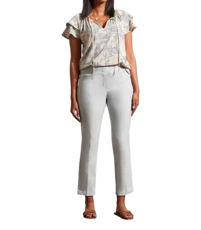 Tribal Flatten It Ankle Pants In Smoke In White