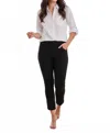 Tribal Flatten It Pull-on Ankle Pants In Black In Black